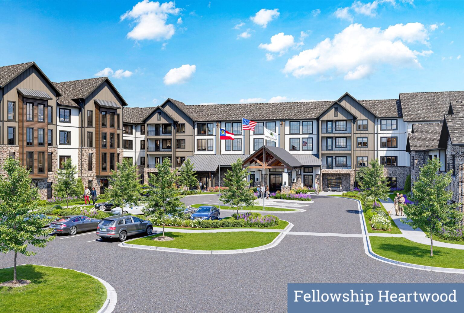 Fellowship Heartwood main entrance, Richmond Hill, Georgia